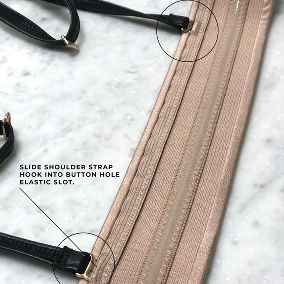 The Bra Lab, Nude / Pinstripe Set! B Cup Multi-Way - Picture 6 of 15